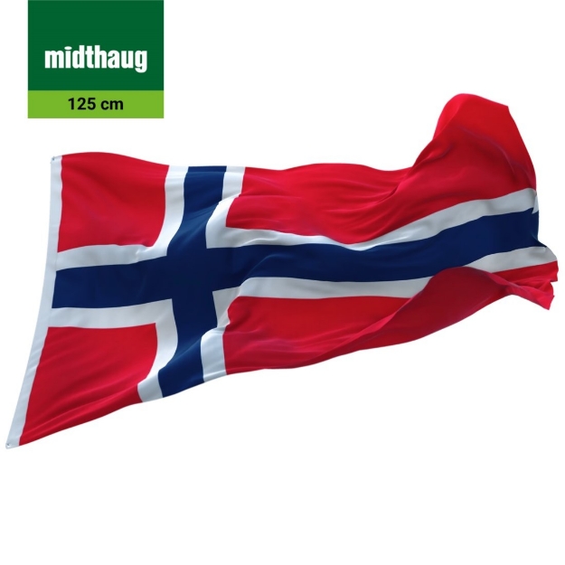 Bilde av Flagg 125 cm norsk